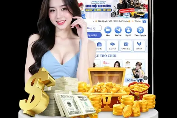 Biểu tượng đăng nhập và nạp tiền 777king