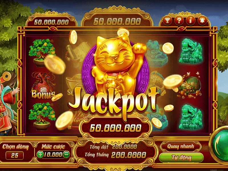 Các trò chơi máy đánh bạc slot game tại 777king casino