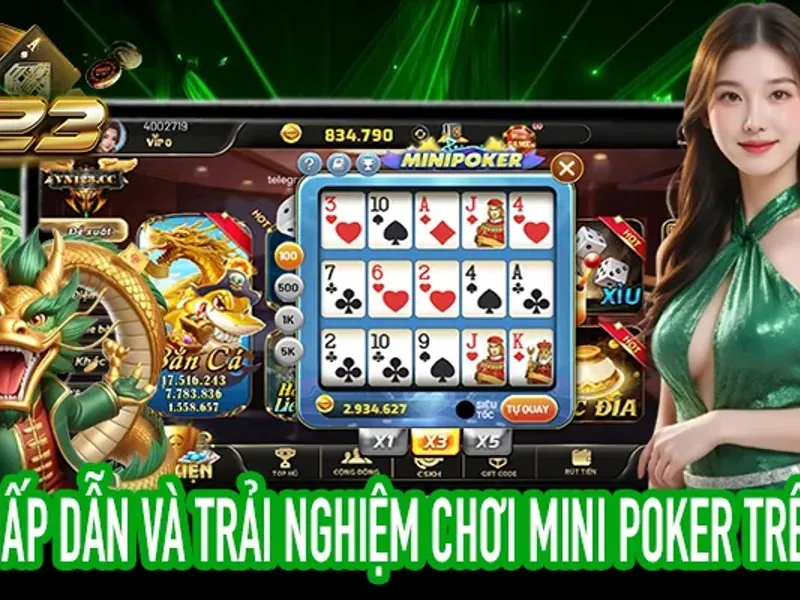 Trò chơi người chia bài trực tiếp tại 777king casino