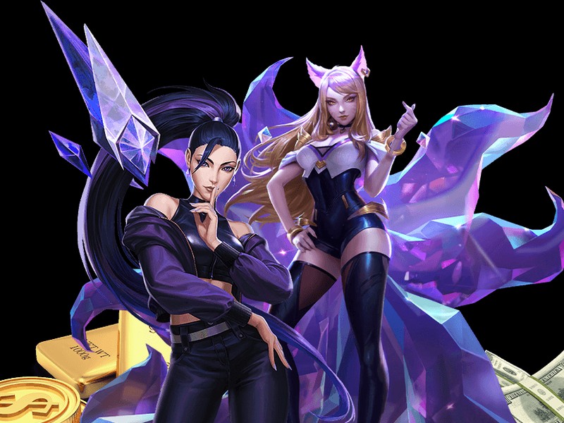 Rồng và phượng hoàng trong game slot chủ đề thần thoại